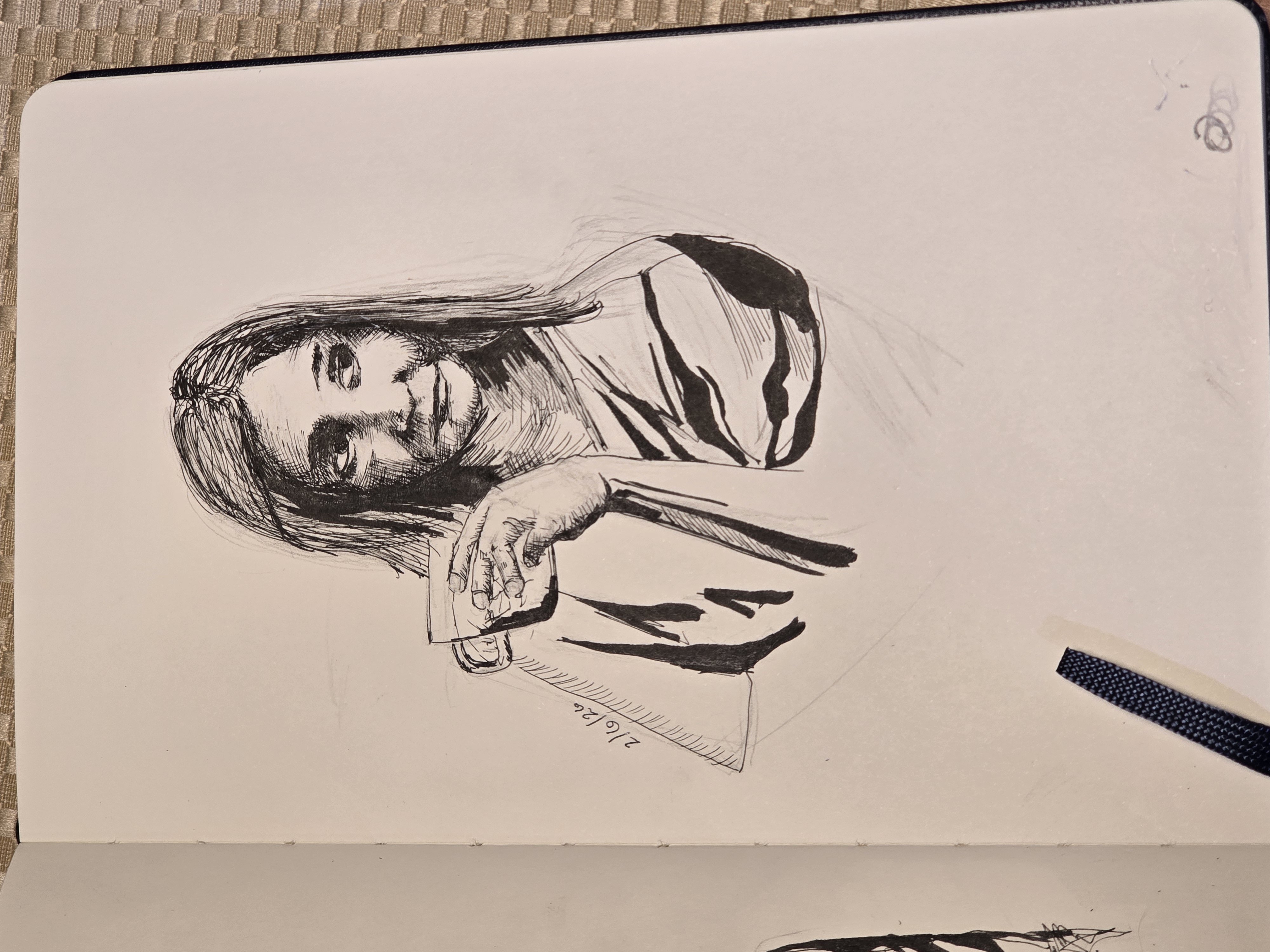 woman with mug